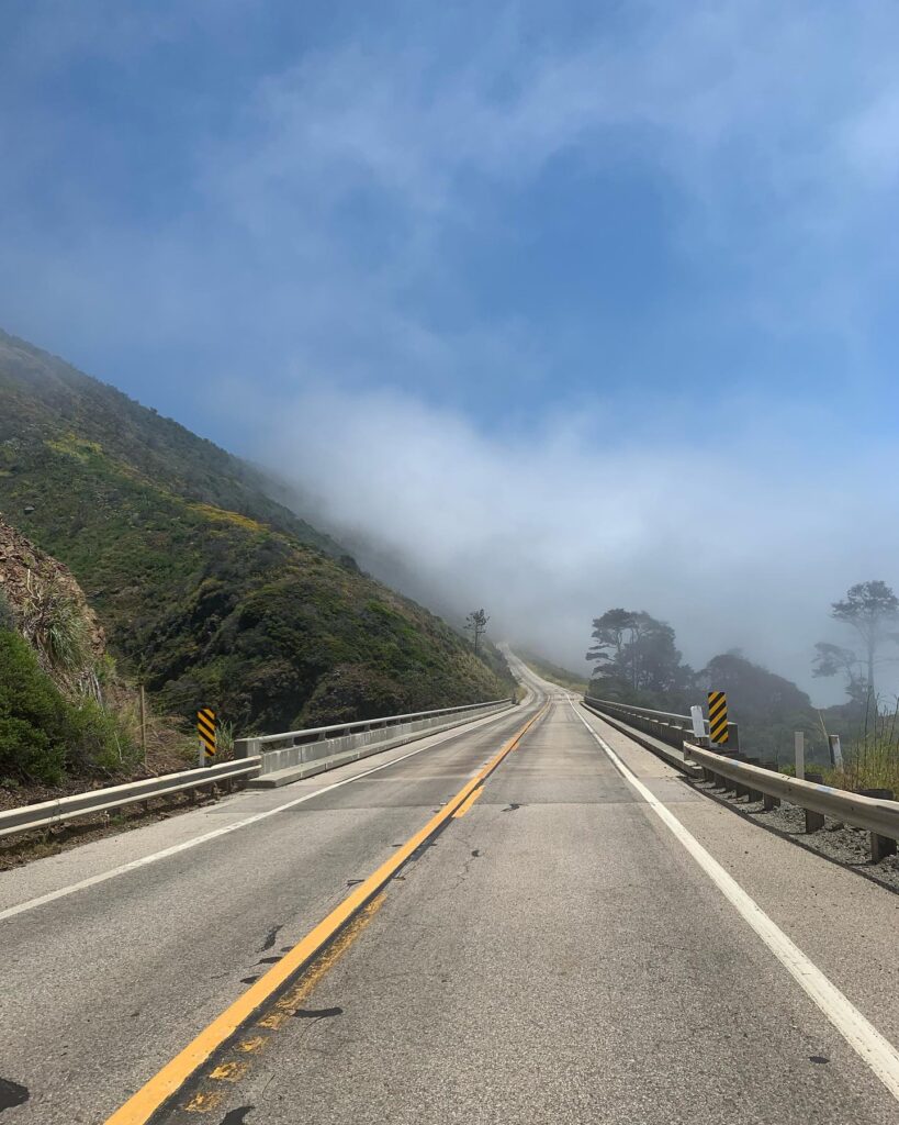 Driving the Highway 1 through Big Sur